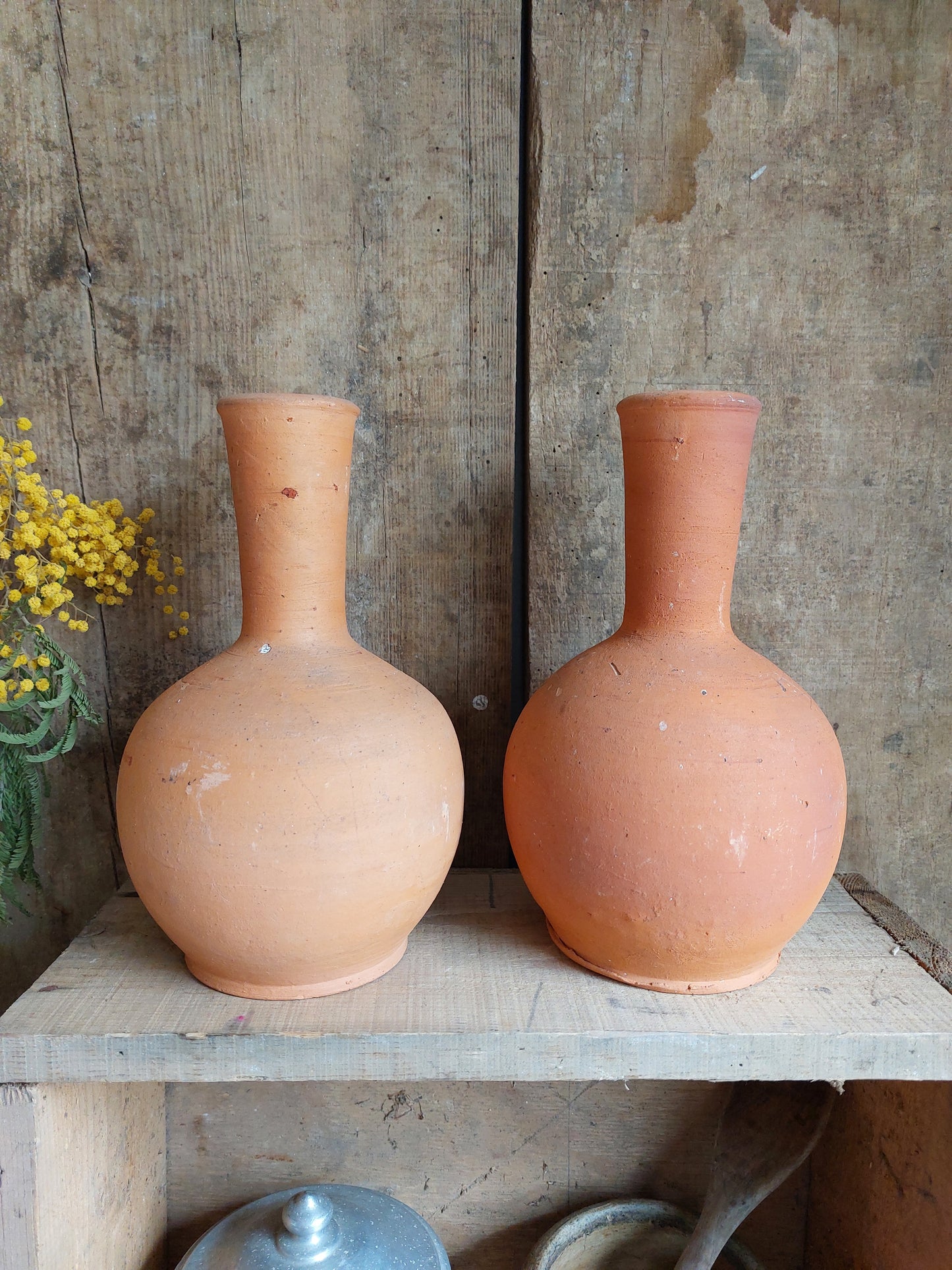 Paire de vase en terre cuite