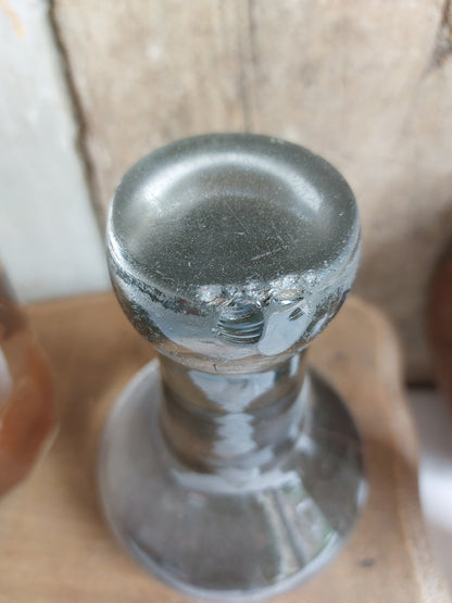 Ancien pilon en verre XXème pour mortier d’apothicaire