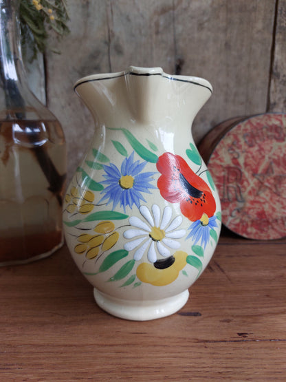 Pichet fleuri vintage Longchamp