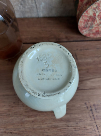 Pichet fleuri vintage Longchamp