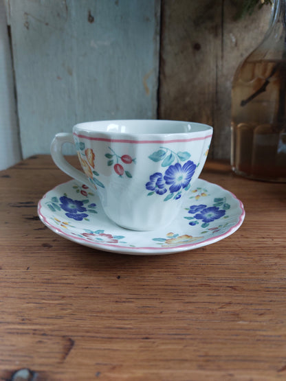 Duo de tasses à thé anglaises Churchill