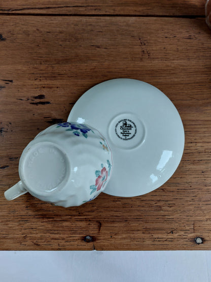 Duo de tasses à thé anglaises Churchill