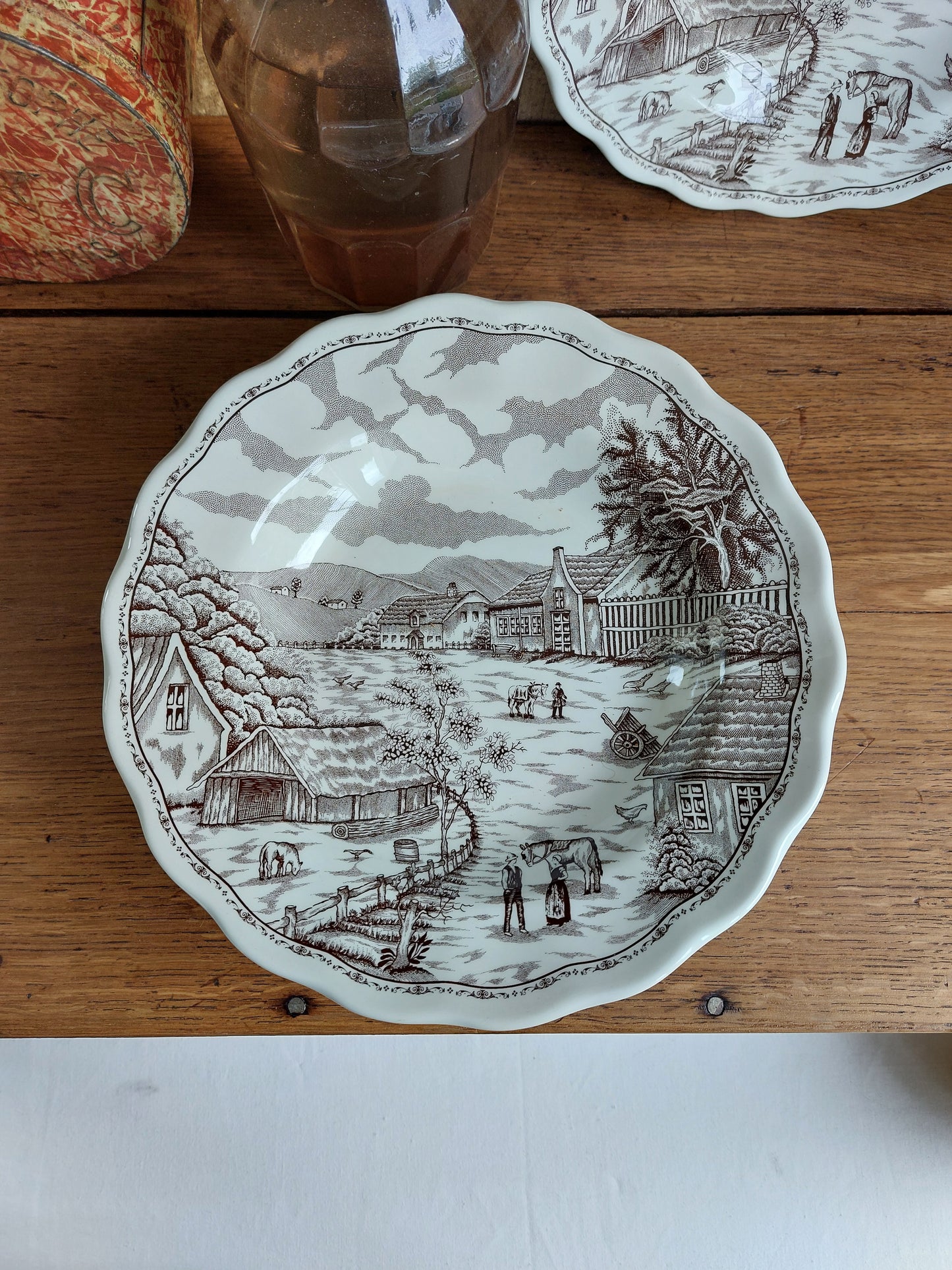Lot de 6 assiettes creuses Fontebasso