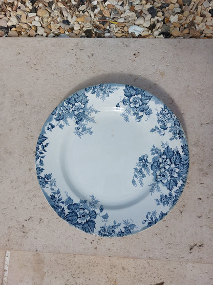 Lot de 3 assiettes creuses et 1 plat rond Terre de Fer St Amand & Hamage