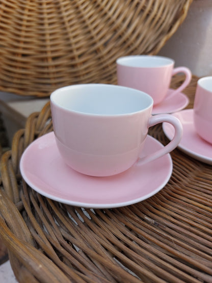 Lot de 6 tasses à café en porcelaine