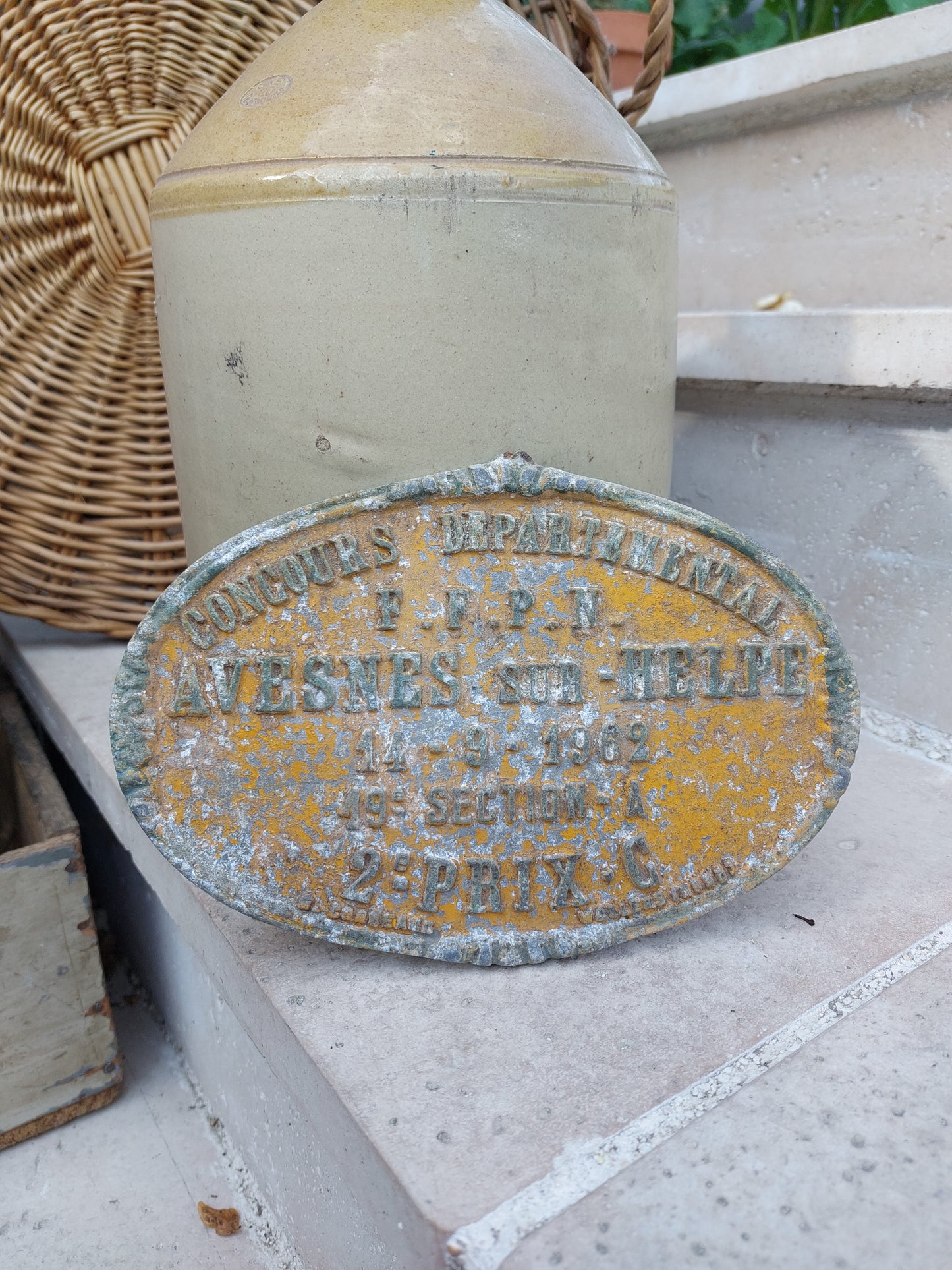 Plaque de concours agricole FFPN 1962
