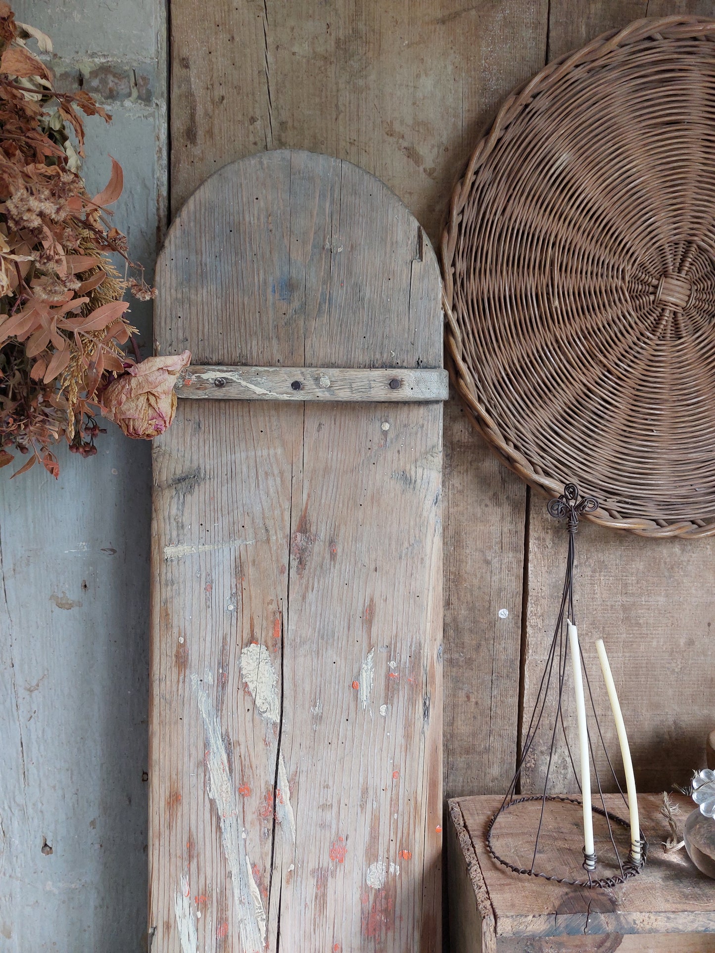 Ancienne planche à laver en bois
