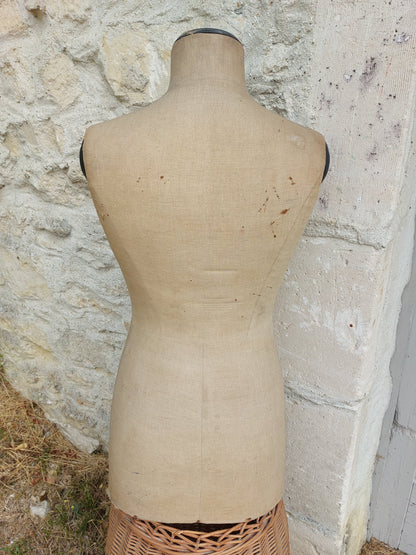 Ancien buste de mannequin couture