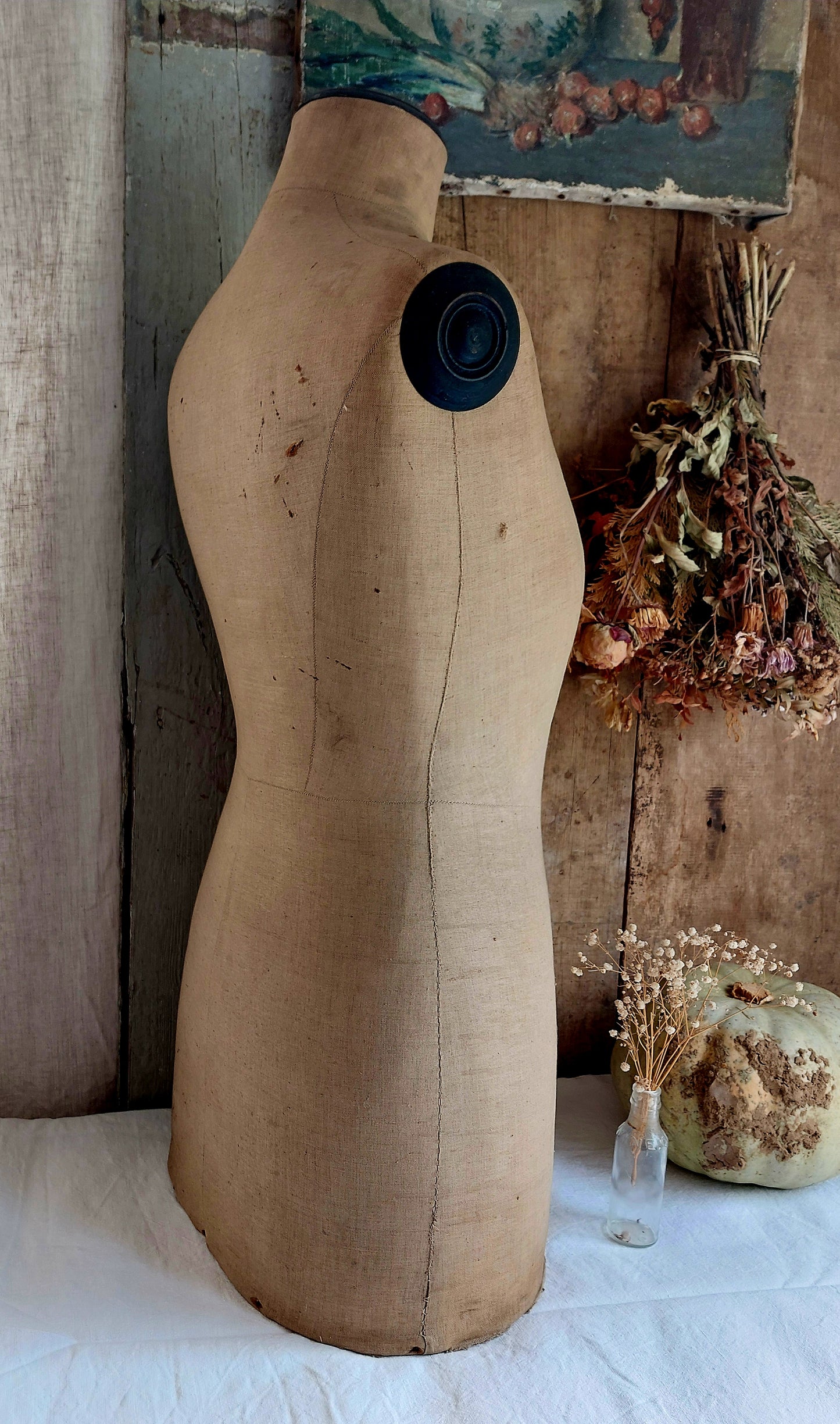 Ancien buste de mannequin couture