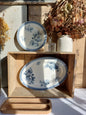 Compotier et plat ovale Terre de Fer « Flore » Vermont Frères circa 1880-1900